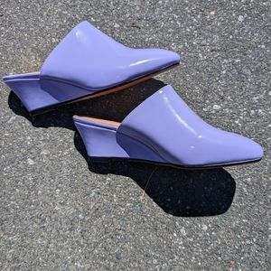 Modencoco wedge heel/square toe mules (New)